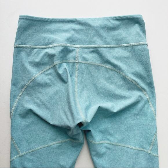 Outdoor Voices 3/4 Warmup High Rise Leggings Pool Blue - Picture 3 of 6